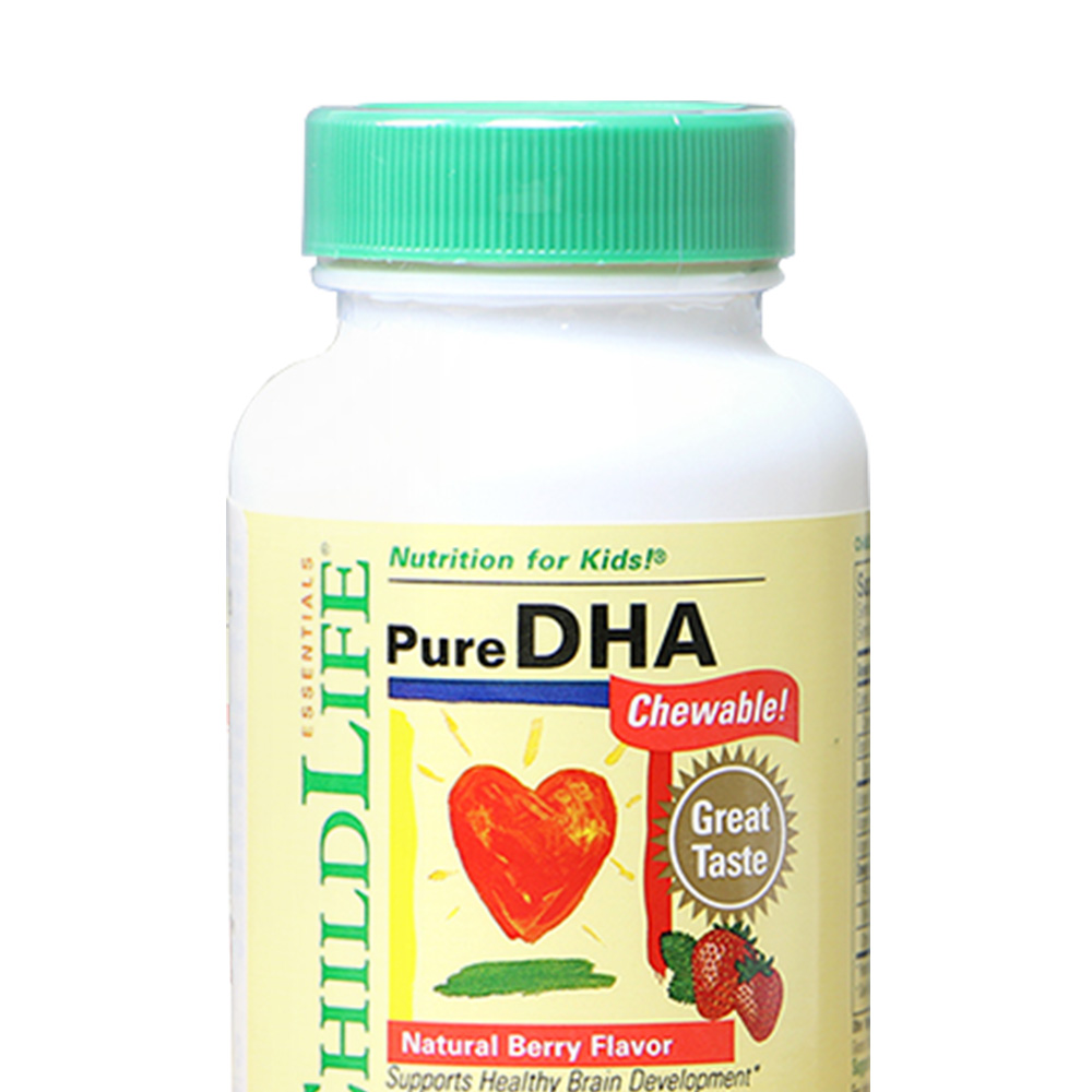 美国 童年时光CHIL DLIFE 婴儿DHA软胶囊 益智补脑浆果风味